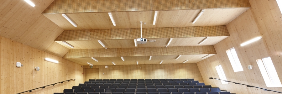 Wij ontwikkelen onze akoestische panelen om allerhande storende geluiden in..